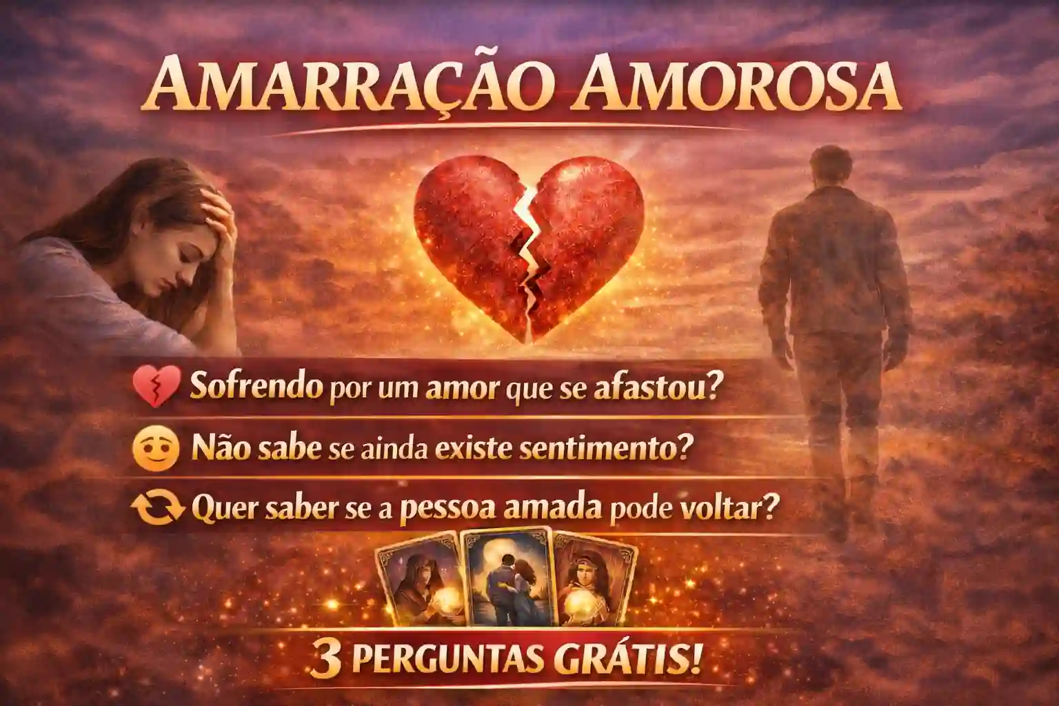 Amarração amorosa e perguntas grátis