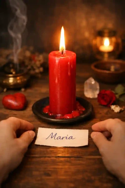 Ritual com vela e nome Maria