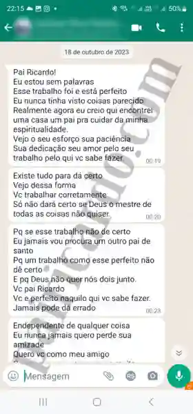 Conversas trabalhos de amarração amorosa