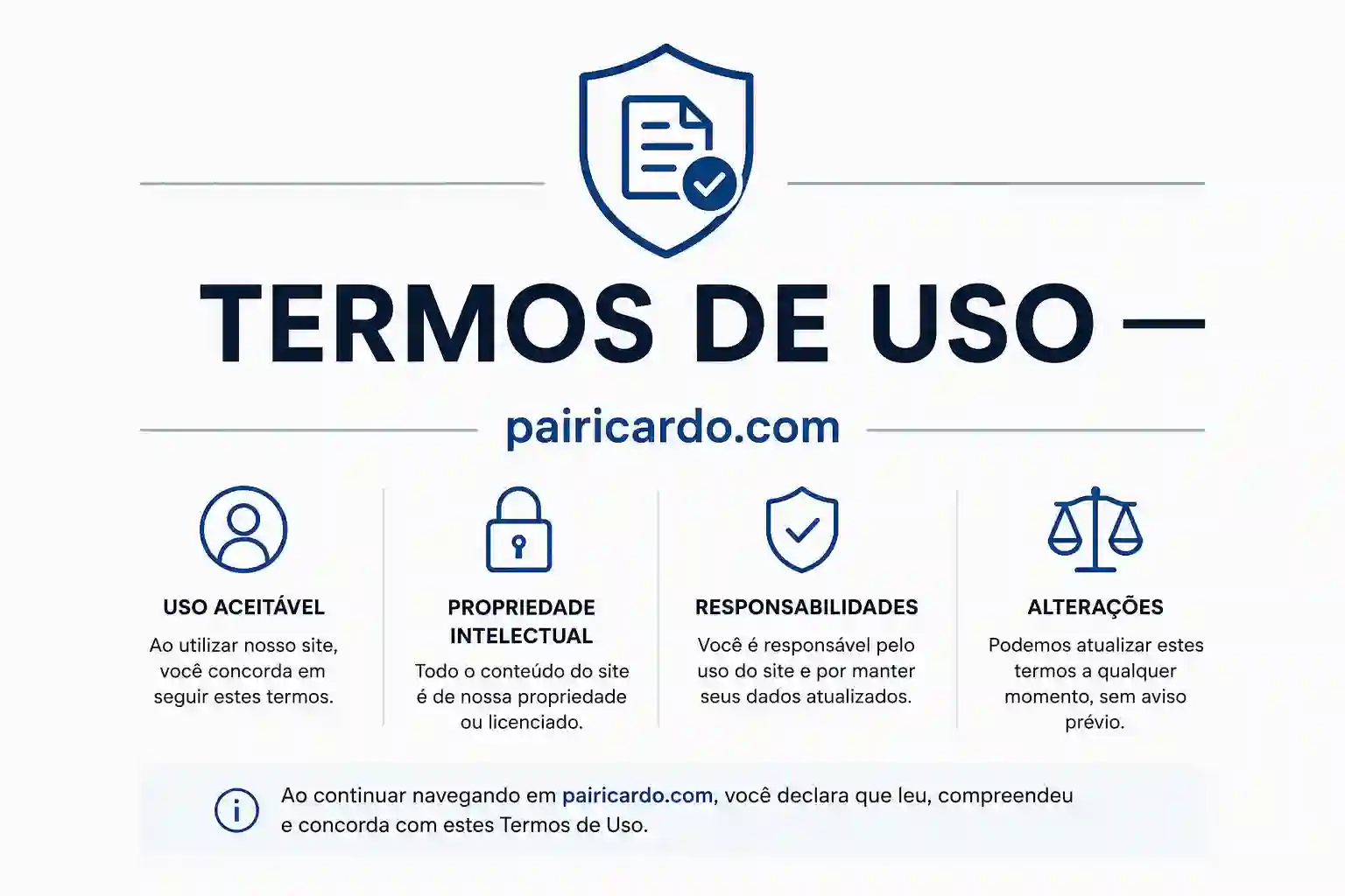 Termos de uso